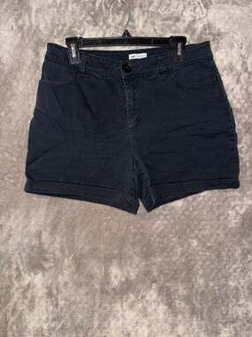 Lee Just Below The Waist Black Denim Shorts Size 10M